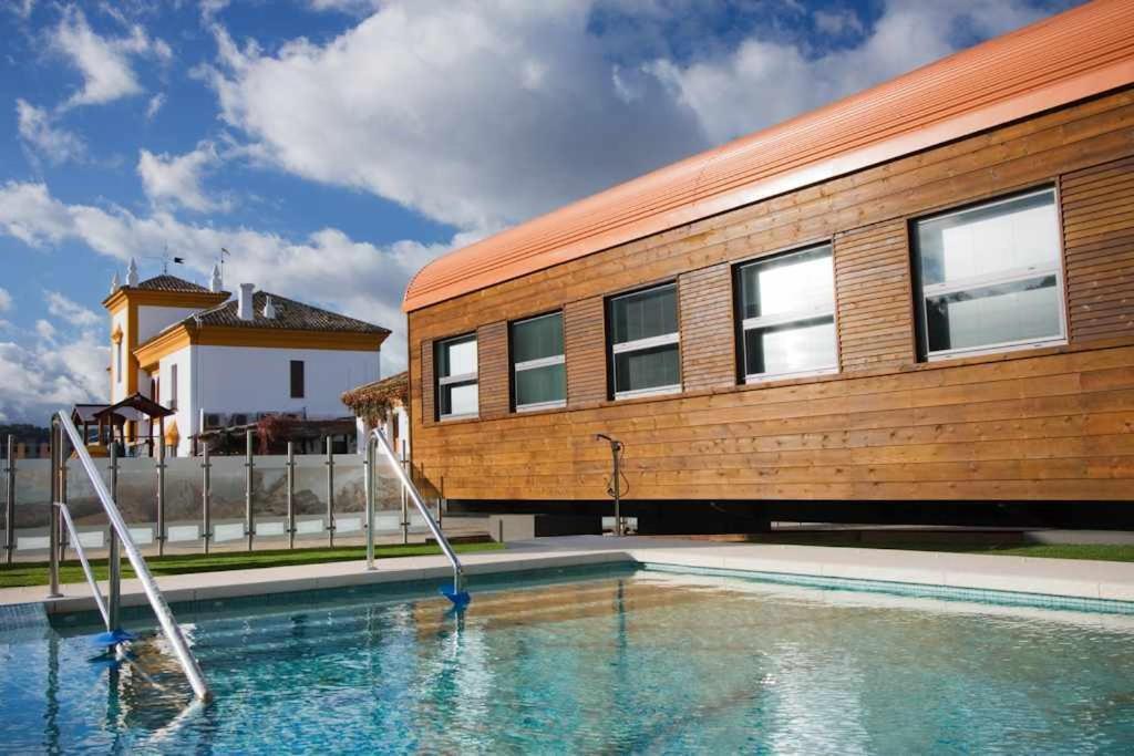 Casa Vagon Via Verde De La Sierra 올베라 외부 사진